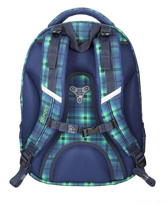 SPIRIT Školní batoh HARMONY zelený