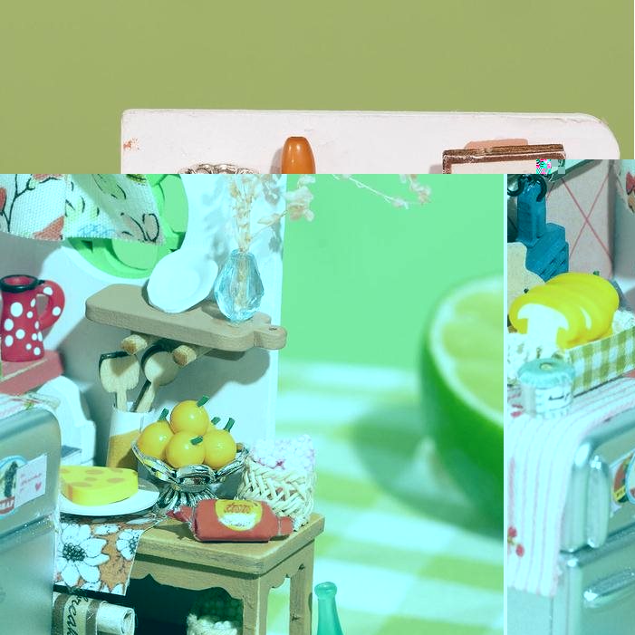 ROBOTIME Rolife DIY House: Ochutnávka života - Kuchyň