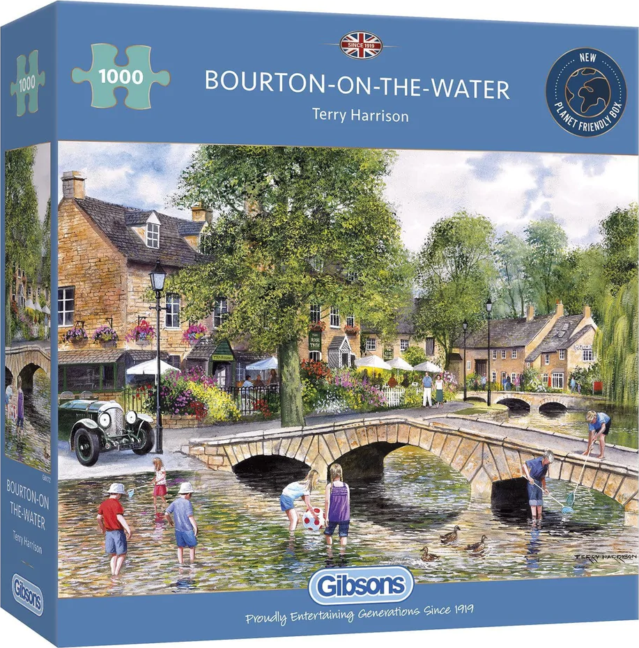 GIBSONS Puzzle Vesnice Bourton on the Water 1000 dílků