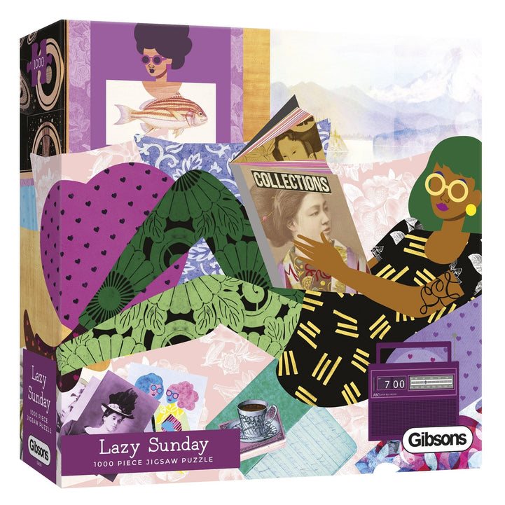GIBSONS Puzzle Lenošení v neděli 1000 dílků