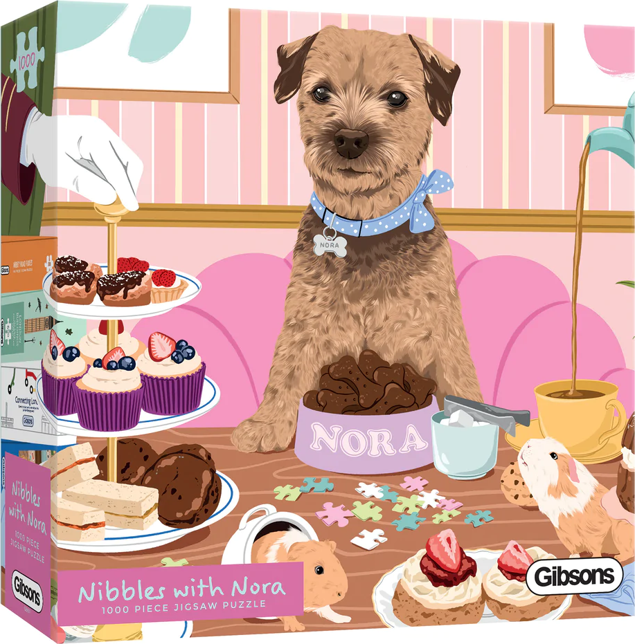 GIBSONS Puzzle Mlsání s Norou 1000 dílků