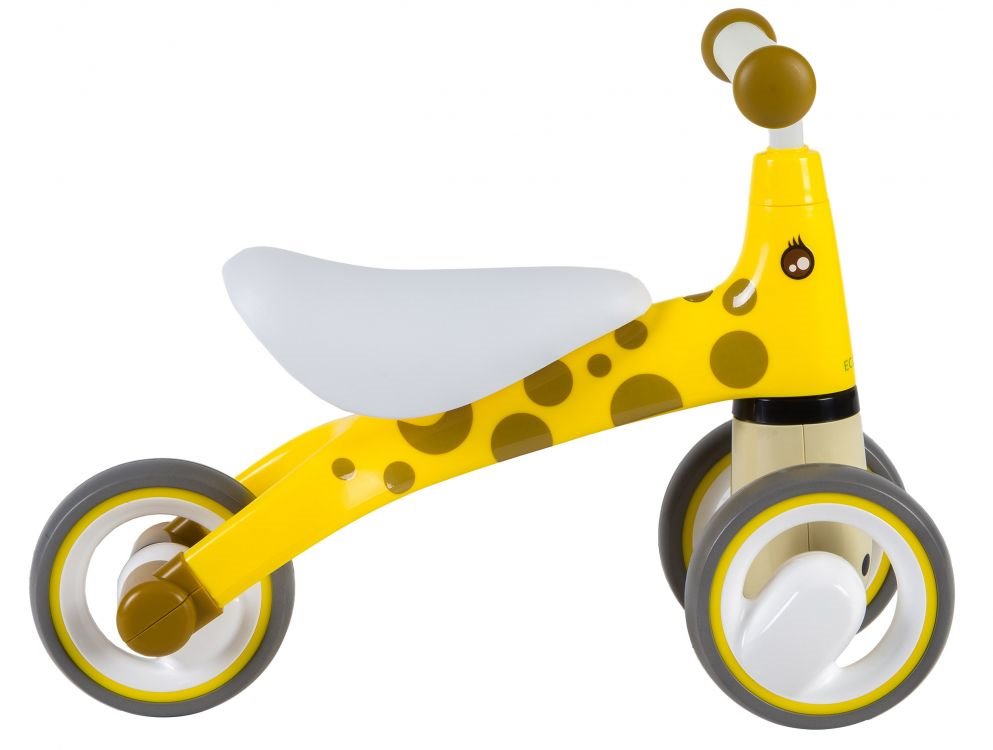 ECOTOYS Odrážedlo Žirafa žluté