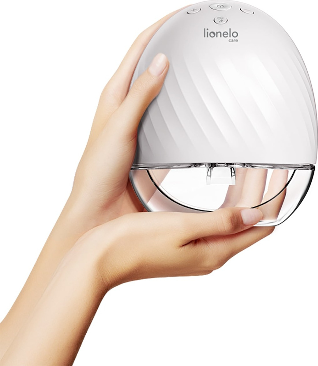 LIONELO Elektrická odsávačka mléka FIDI Free White