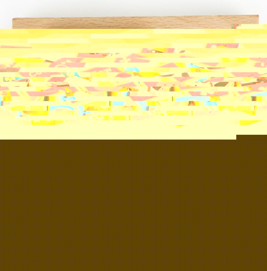 ECOTOYS Dřevěné kostky Zvířátka, 8 kostek