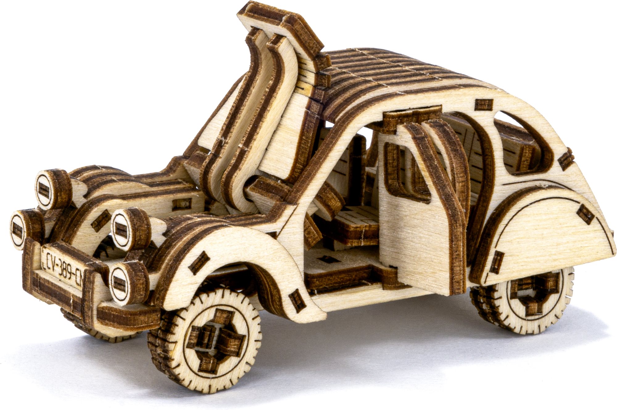 WOODEN CITY 3D puzzle Superfast Rally Car č.2