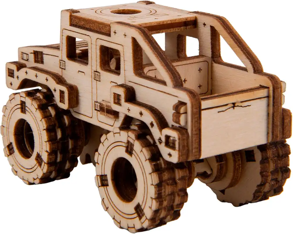 WOODEN CITY 3D puzzle Superfast Monster Truck č.2