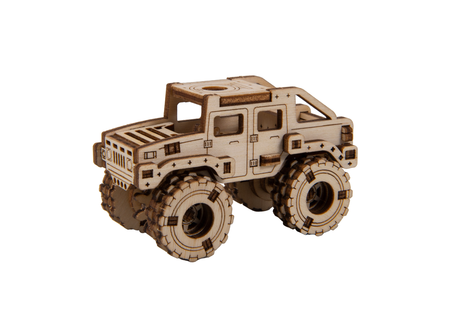 WOODEN CITY 3D puzzle Superfast Monster Truck č.2