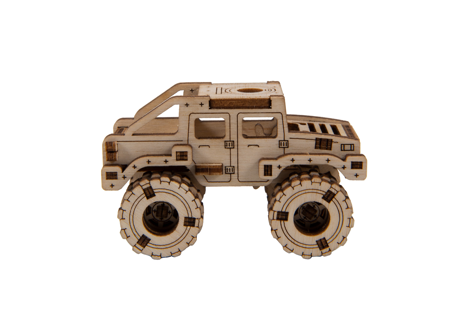 WOODEN CITY 3D puzzle Superfast Monster Truck č.2