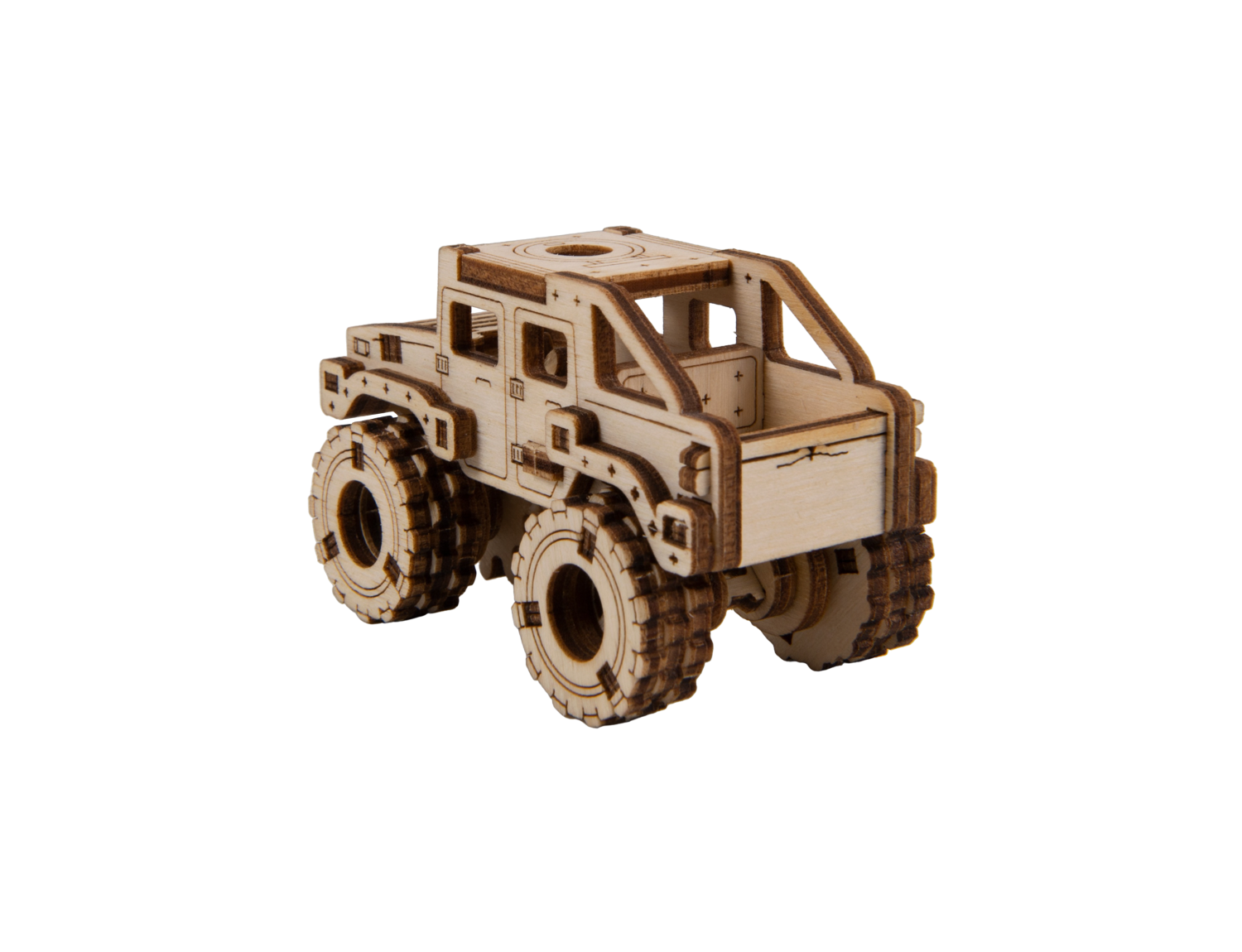 WOODEN CITY 3D puzzle Superfast Monster Truck č.2