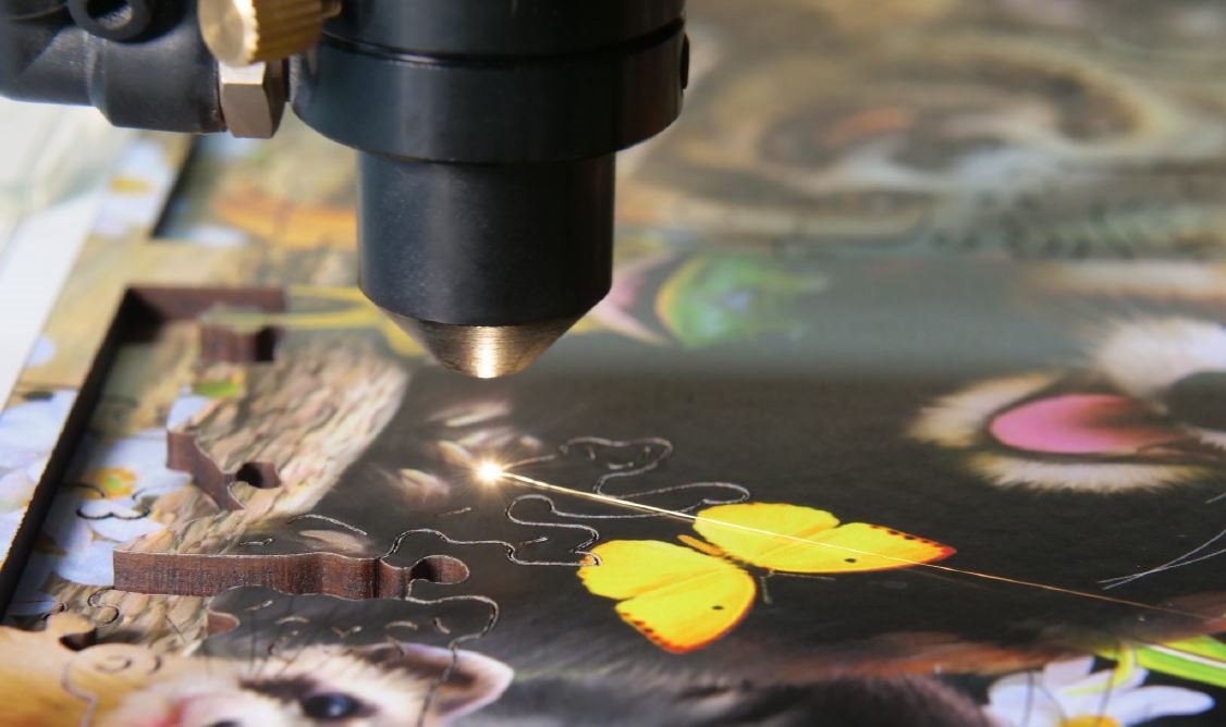 WOODEN CITY Dřevěné puzzle Sladké dobrodružství 2v1, 400 dílků EKO