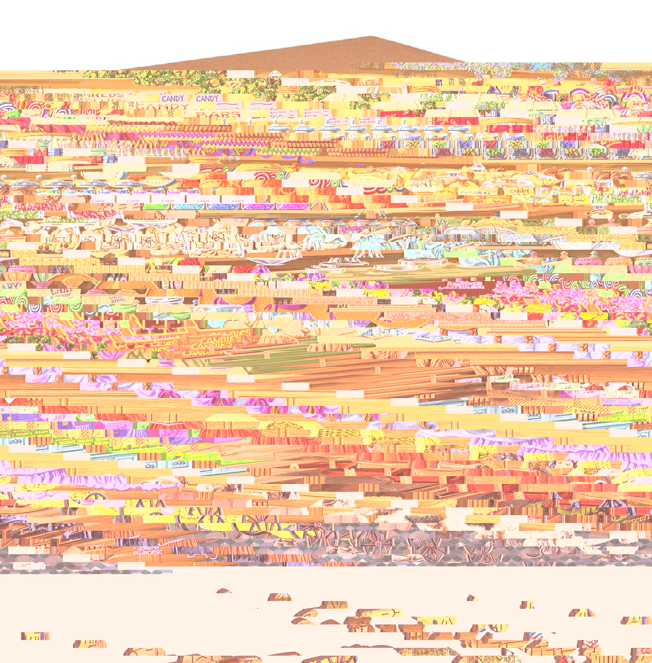 WOODEN CITY Dřevěné puzzle Sladké dobrodružství 2v1, 200 dílků EKO
