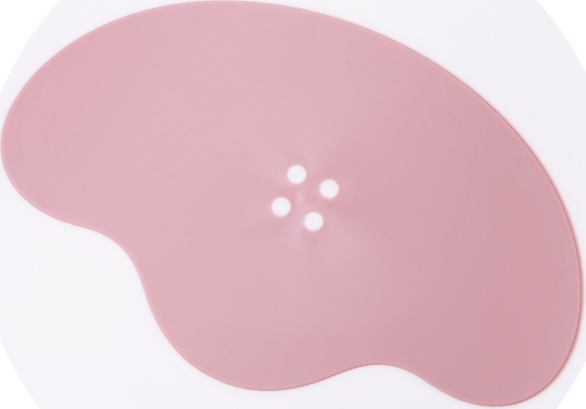 CHIPOLINO Skládací vanička Coral s teploměrem - růžová