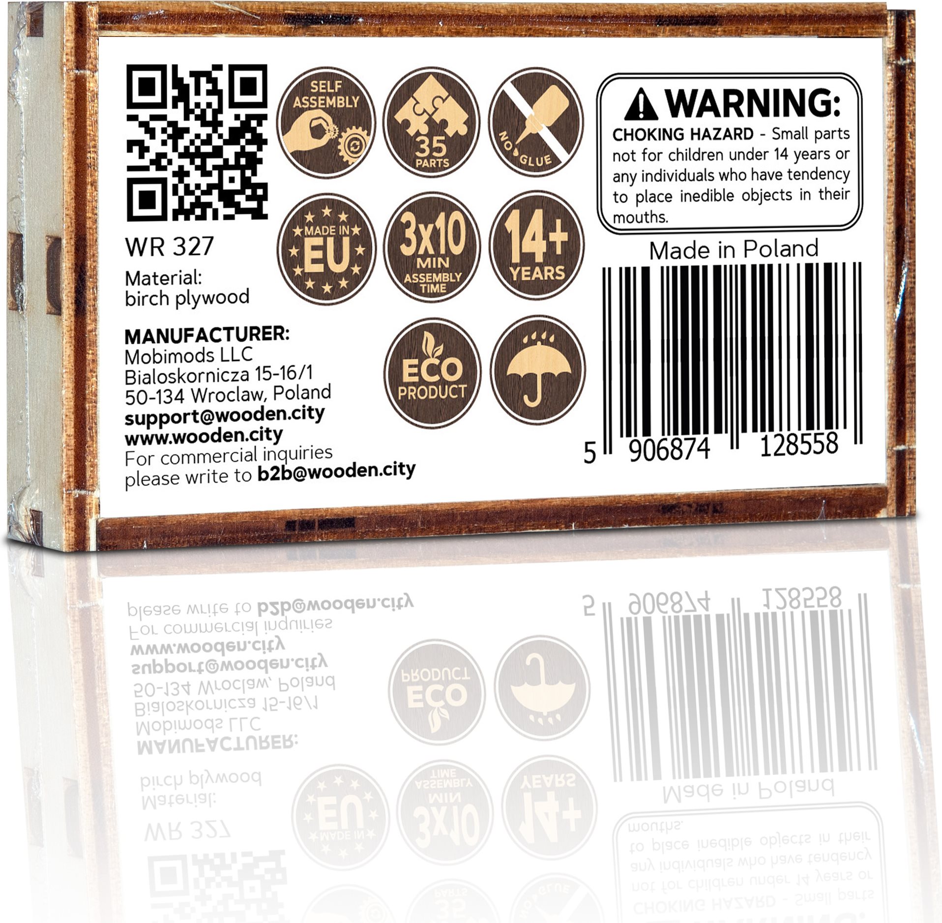 WOODEN CITY 3D puzzle mini sada Widgets: Historická vozidla 35 dílků