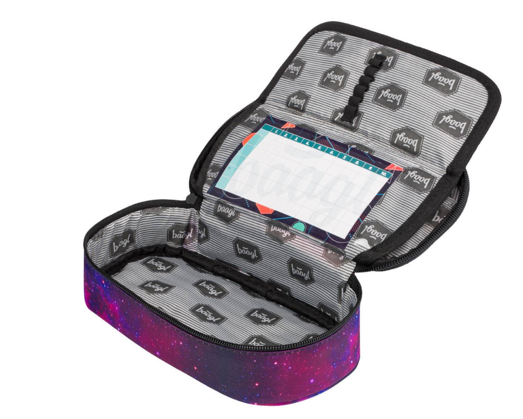 BAAGL Školní penál etue Skate Galaxy