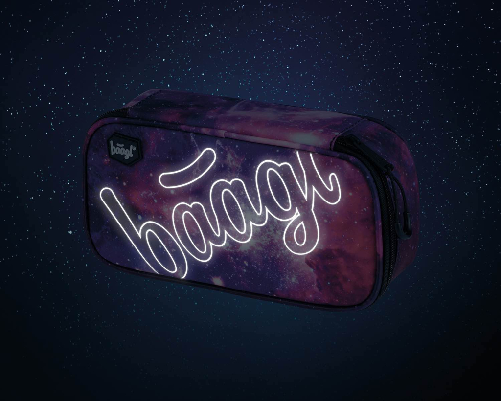 BAAGL Školní penál etue Skate Galaxy
