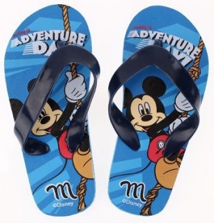 CHLAPECKÉ PANTOFLE,ŽABKY MICKEY MOUSE > varianta Výprodej > 26-28