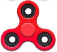 FIDGET SPINNER-ANTISTRESOVÁ HRAČKA > varianta Červeno-malinová