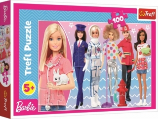 PUZZLE BARBIE MŮŽEŠ BÝT, KÝM CHCEŠ 100 dílků > varianta 16385