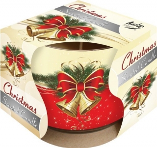 VONNÁ SVÍCE VE SKLE CHRISTMAS > varianta Výprodej-poslední kusy