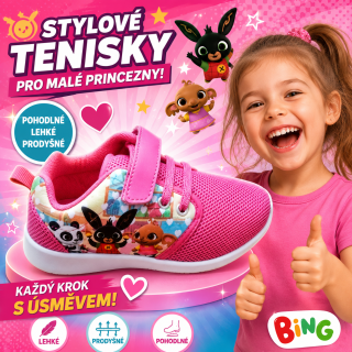 DÍVČÍ TENISKY VESELÝ ZAJÍČEK BING