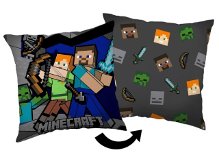 JERRY FABRICS Polštářek Minecraft Survival Mode 40x40 cm