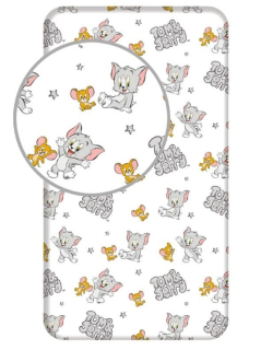 JERRY FABRICS Prostěradlo Tom a Jerry TJ050 90/200