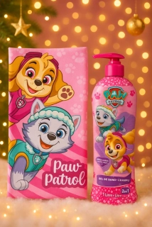 ZVÝHODNĚNÁ SADA PAW PATROL OSUŠKA A 2V1 ŠAMPON A PĚNA DO KOUPELE 1 L