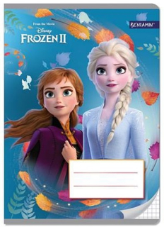SEŠIT A5 DISNEY FROZEN čtverečkovaný