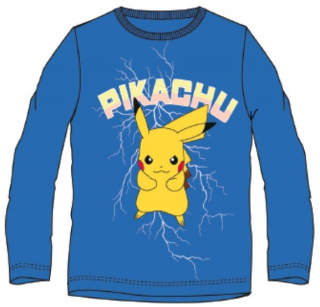 CHLAPECKÉ TRIČKO POKÉMON DLOUHÝ RUKÁV modré