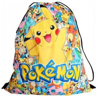 SÁČEK NA PŘEZŮVKY POKÉMON-balení 6 ks