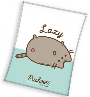 DĚTSKÁ DEKA KOČIČKA PUSHEEN LAZY CAT 130X170 CM