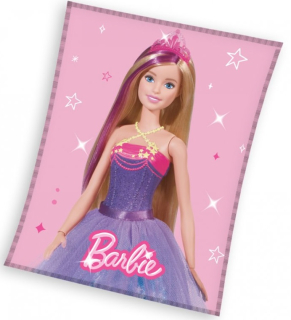DĚTSKÁ DEKA BARBIE PRINCEZNA 150X200 CM
