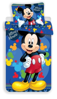 JERRY FABRICS Povlečení Mickey blue 03 micro 140/200, 70/90