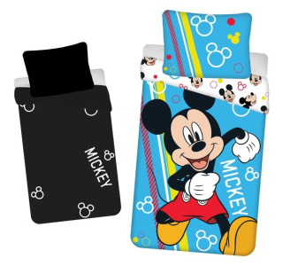 JERRY FABRICS Povlečení Mickey Happy svítící 140/200, 70/90
