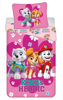 JERRY FABRICS Povlečení Paw Patrol PP 475 Heroic 140x200, 70x90 cm