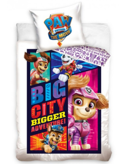 CARBOTEX DĚTSKÉ POVLEČENÍ TLAPKOVÁ PATROLA VE FILMU BÍLÉ