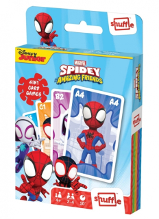 SHUFFLE KARTY MARVEL SPIDEY 4 V 1