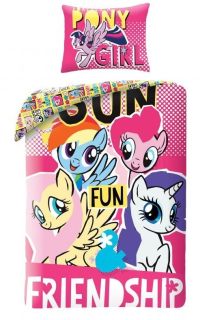 HALANTEX  Povlečení ve vaku My Little Pony 140/200, 70/90