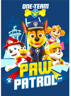 FLÍSOVÁ DEKA TLAPKOVÁ PATROLA