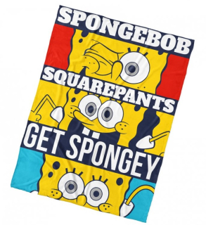 DĚTSKÁ DEKA SPONGE BOB SQUAREPANTS 130X170 CM