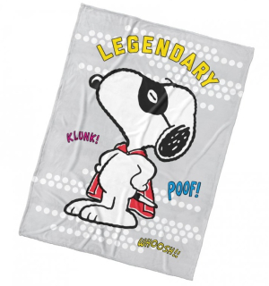 DĚTSKÁ DEKA SNOOPY LEGENDA ZORRO 150X200 CM