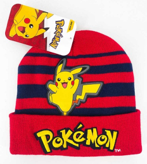 CHLAPECKÁ ČEPICE POKÉMON červená