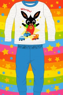 CHLAPECKÉ PYŽAMO KRÁLÍČEK BING šedomodré