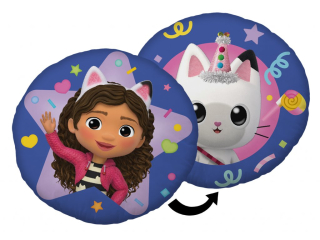 TVAROVANÝ MIKROPLYŠOVÝ POLŠTÁŘEK Gabby's Dollhouse "Party"