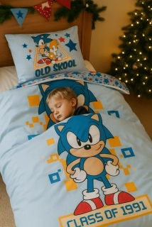 CARBOTEX DĚTSKÉ POVLEČENÍ JEŽEK SONIC CLASS OF 1991 140/200,70/90