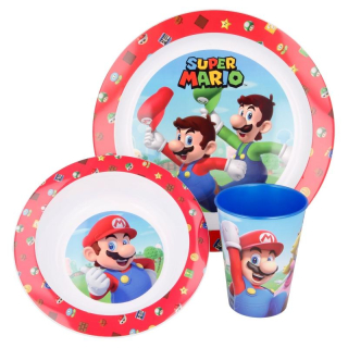 3 - DÍLNÝ PLASTOVÝ SET SUPER MARIO