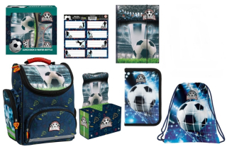 ZVÝHODNĚNÝ ŠKOLNÍ SET S AKTOVKOU FOTBAL 8 KS