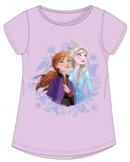 DÍVČÍ TRIČKO FROZEN fialkové