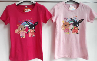 DÍVČÍ TRIČKO ZAJÍČEK BING světle růžová