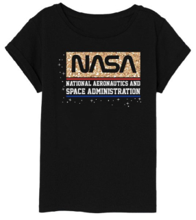 DÍVČÍ TRIČKO NASA